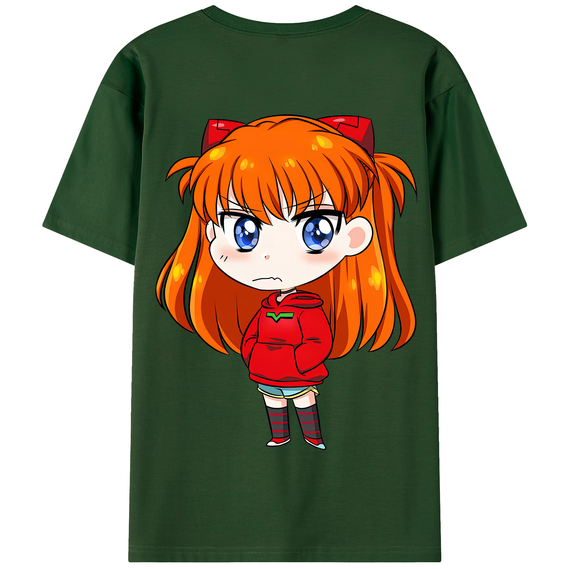 （画像用） EVA 新世紀エヴァンゲリオン 綿100％半袖Tシャツ（背面プリント）